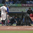 バット頭部直撃の川上審判員、ICUから一般病棟へ まだ意識は回復せず