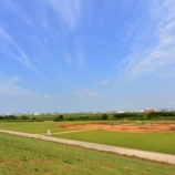 『6月の青い空と白い雲』の画像
