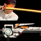 『3Dプリンターで鞘が変形するサイバーパンクな刀を作ってみた』の画像