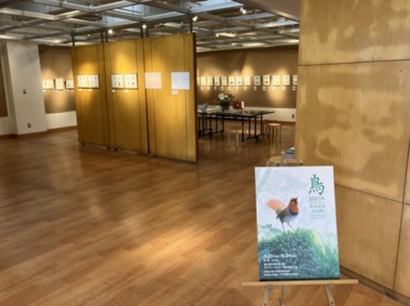 奥留遥樹作品展「鳥」開催中
