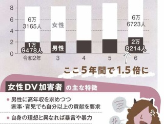男性のDV被害増加ｗｗｗｗｗｗｗｗｗｗ