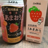 『【飲んでみた】「豆乳飲料 博多あまおう」×焼酎、ジンで割ってみた』の画像
