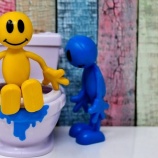 『朝からトイレがすごいことに(>_<)』の画像