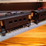 クローゼットの中の鉄道模型