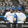 【vs.ロッテ】日ハム、3回にマルティネスのタイムリーツーベースでリードを2点に広げる！