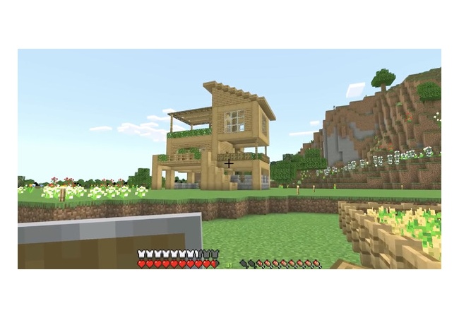 【朗報】ワイの娘(10)、マイクラでとんでもない家を作ってしまうwwwwwwwww