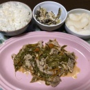 普通の食卓