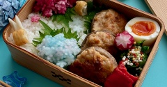 本日の夫弁当は　季節を彩る紫陽花弁当2026