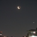 今朝は｢三日月と土星が接近｣！