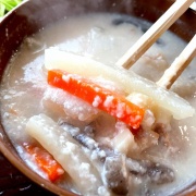 姫路　お好み焼き定食+かす汁♪《遇》