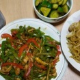 自家製ピーマンで青椒肉絲