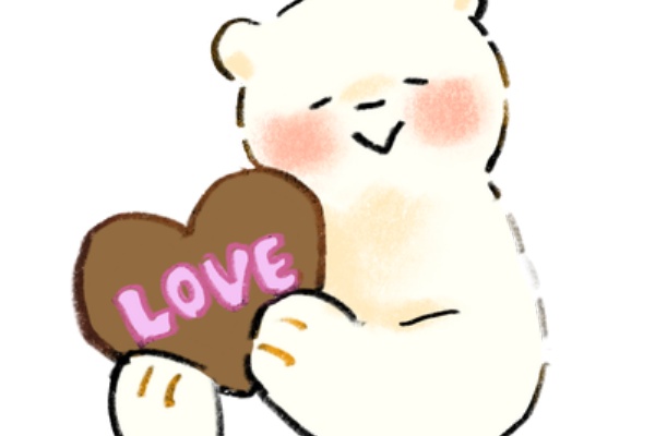 無料イラスト フリー素材 しろくまとねこ しろくま