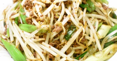 節約メニュー♪もやしの肉味噌炒め