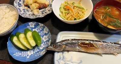 雨よ止め～＆ジャガイモとチクワのバター煮