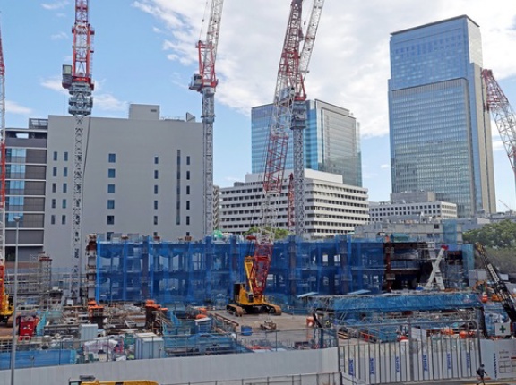 高さ385m「Torch Tower（トーチタワー）」の建設状況！鉄骨が組まれ始めている高さ日本一の超高層ビル（2025.9.21）