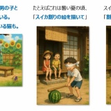 生成AIに「〇〇の絵を描いて」とお願いすると…