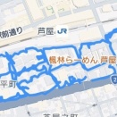 上宮川町・業平町のポスティングを完了し、市内を一巡しました