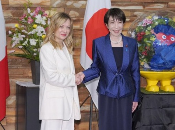 日伊　首脳会談　イタリア・メローニ首相来日