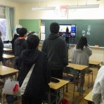 羽生岩瀬小　校長室から