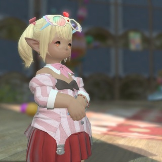 【FF14】エッグハント「タマゴ探しもエキサイティング！」リーパーが草刈りして草、サングラスも好評！！アルカディア闘士も