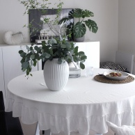 【楽天スーパーセール購入品】高見えお値打ちの藍凛堂の器と鏡面が美しい白いテーブル