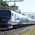 本日撮影　E257系による「あずさ71号」と「あずさ83号」
