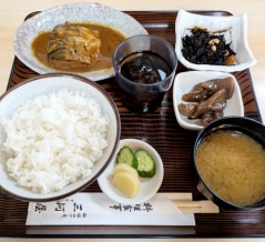 船堀「三河屋」本日ランチ（サバ味噌煮など）
