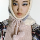 『KEITA MARUYAMA（ケイタマルヤマ）Multi block mohair knit Balaclava』の画像