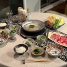 普段の日のしゃぶしゃぶの夜ごはん