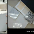 『【オーダーキッチン】壁面には煌めくタイル』の画像