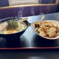 函館市美原4丁目 アジアンダイニング 三吉 その2ラーメンセット(塩ラーメン・中華飯)1,078円