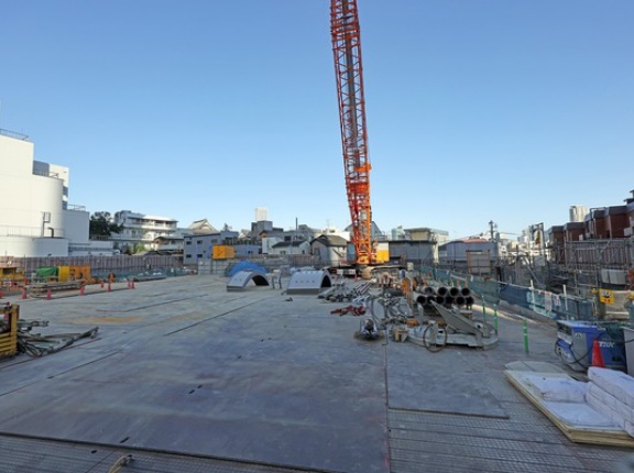 地上30階分譲タワマン「(仮称)港区西麻布二丁目プロジェクト」の建設状況！エスコンによる一部普通借地権付きハイエンドレジデンス（2026.1.18）