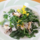 七草粥風、青葉の中華粥風～