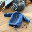 【編み物日記】寒い日はブライスのニットを編むおうち時間