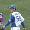 【紅白戦】日ハム五十幡、好返球！