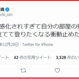 『[イコラブ] 野口衣織「SASUKEに感化されすぎて自分の部屋の壁をそり立つ壁に見立てて登りたくなる衝動止めたい…」』の画像