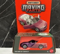 MATCHBOX MOVING PARTS 2020 BMW M4 CABRIOLET パープル