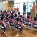 幼年消防結団式