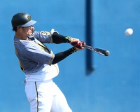 【オリックス対阪神　練習試合】阪神・中谷の豪快なソロホームラン！！