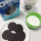 『【お手軽クッキング】レンジでチン！オレオクッキーでつくるお手軽アレンジケーキ🍰』の画像