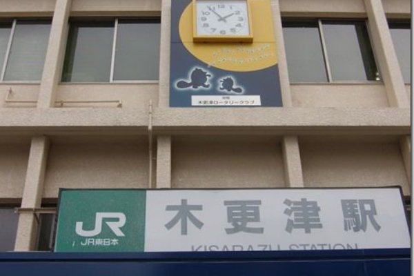 千葉県木更津市 木更津駅西口 逆さ狸きぬ太くん 狸旅記録 たぬたび