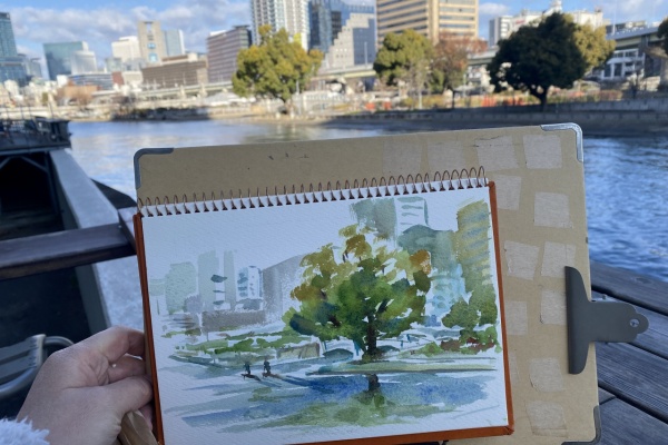 水彩的生活KUROKAWAの透明水彩画 - 2025年02月