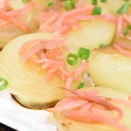 トロっと甘く♪玉ねぎの紅しょうが焼き