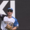 【vs.ロッテ】日ハム松本剛、好プレー！