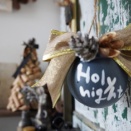 *【100均DIY】ボールベースとペイントでクリスマスオーナメント*