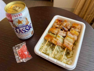 限定やきとり弁当の朝食と函館朝市チラ見@函館 - 2025.11 北海道道南・道央一人旅 ep6