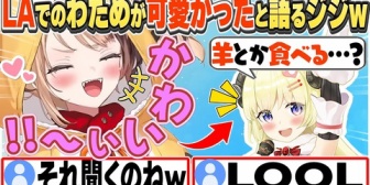 【ホロEN】ジジ、コメ欄に現れたわためとLAの思い出を語るw