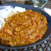 青えんどう豆のカレー