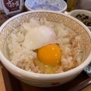 すき家＠南アルプス桃園店：W玉かけ朝食