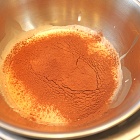 フライパンでしっとりふわふわ♪クリスマスブッシュドノエル♪